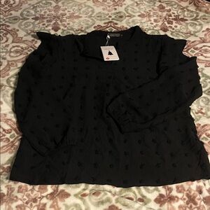 Elegant Black Women's Blouse